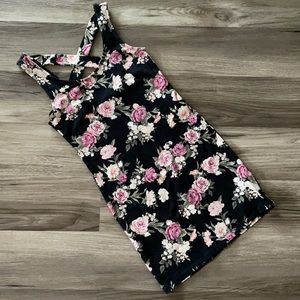 Floral Bodycon Sleeveless Dress